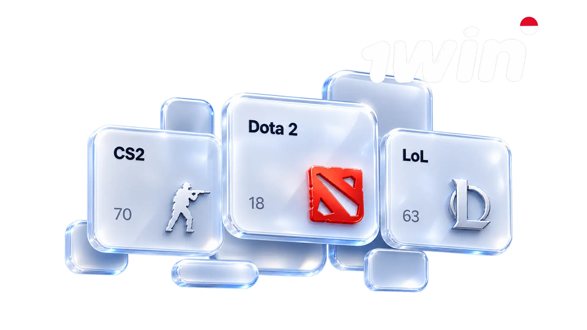 Esports betting on 1win in Indonesia.